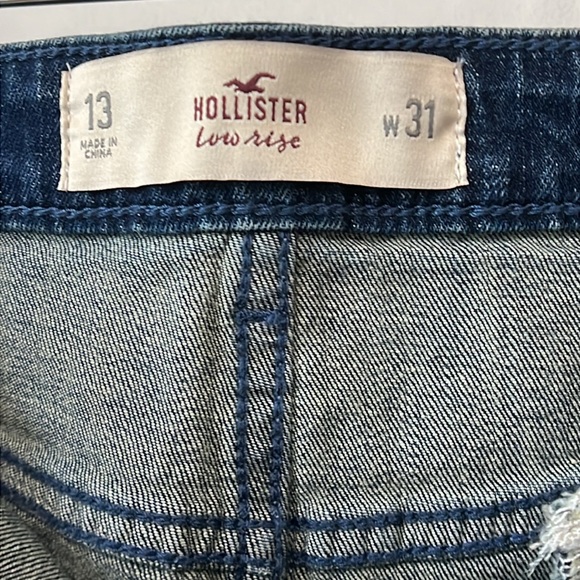 Hollister Low-Rise Denim Skirt - Picture 9 of 12